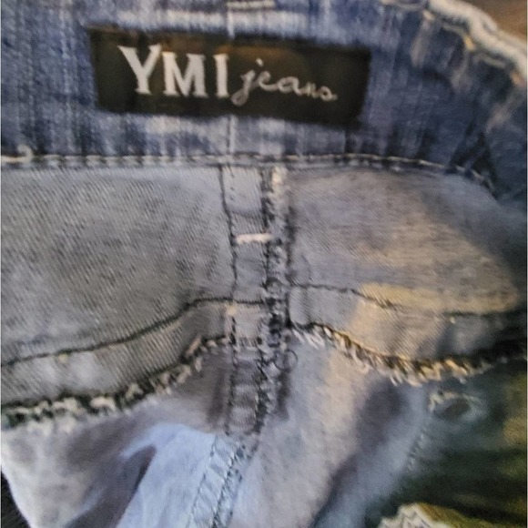 YMI distressed Medium Wash Stretch skinny jeans Plus‎ Size 24 - Picture 6 of 12